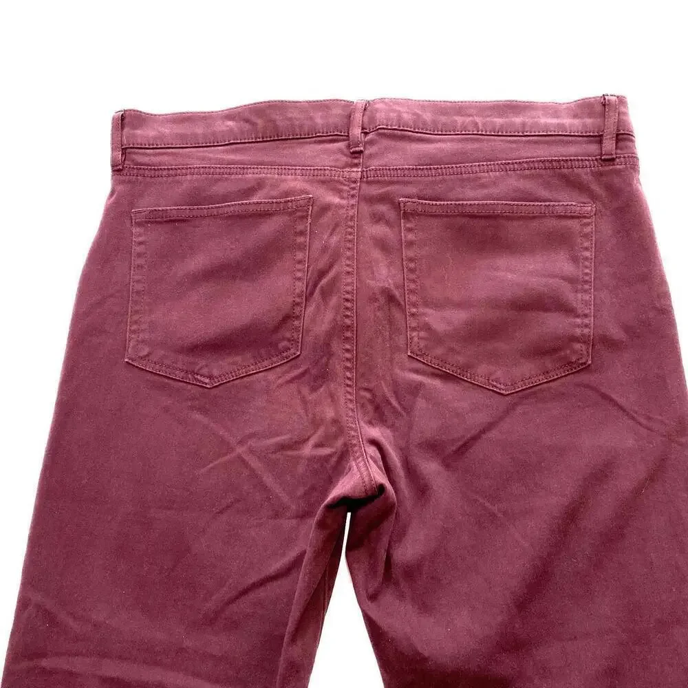 Loft Slim fit Tapered‎ leg Women’s size 31/12 Purple Super soft Stretch Jeans